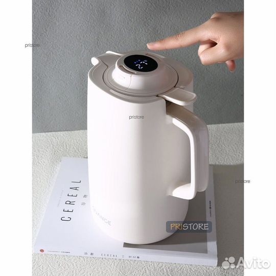 Термос стеклянная колба и термометром Quange 1,5L