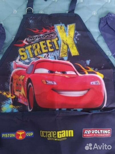 Фартук детский с нарукавниками Молния Маквин