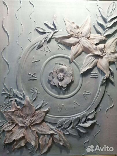 Барельеф, лепнина. Картина из гипса