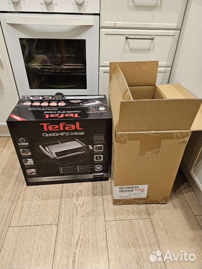 Электрогриль tefal optigrill новый