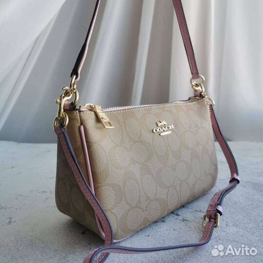 Сумка натуральная кожа coach