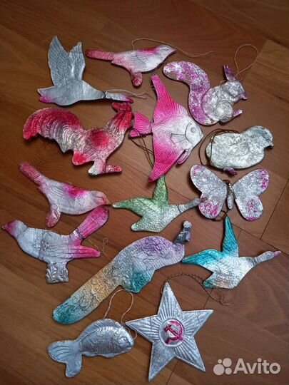 Ёлочные игрушки винтаж СССР