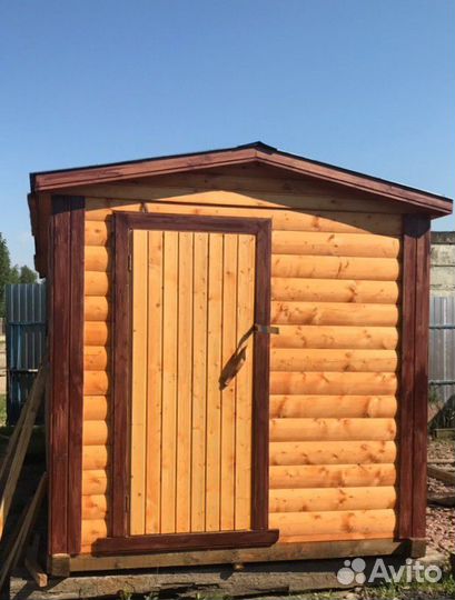 Перевозная мобильная баня 6x2.3 м