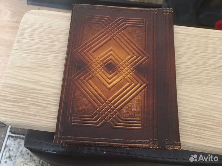 Обложка на паспорт натуральная кожа