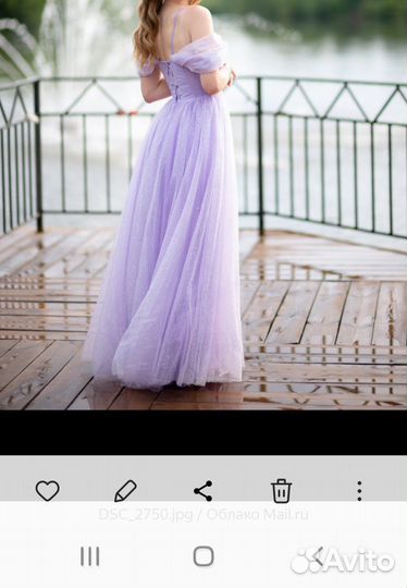 Платье вечернее пышное 40-42 размер