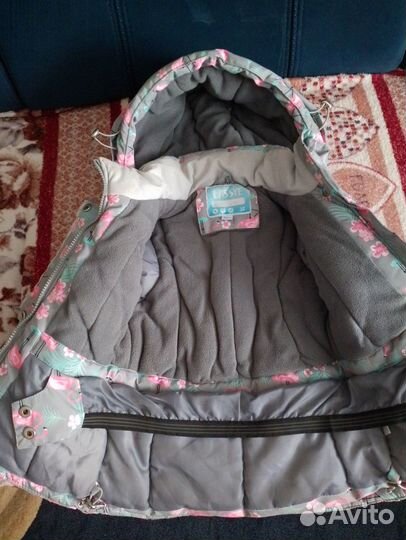 Куртка зимняя для девочки 92