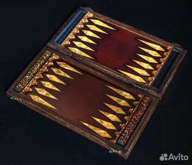 Нарды из янтаря арт. 0000032