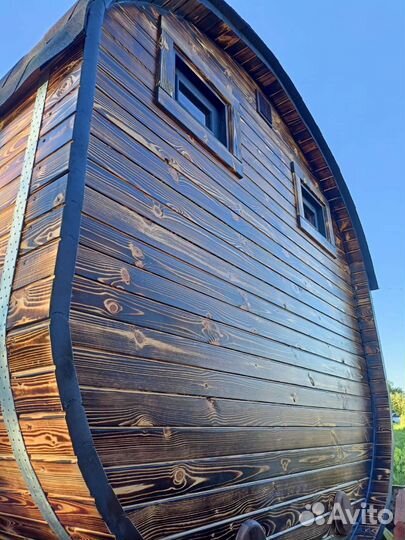 Баня бочка и квадро под ключ