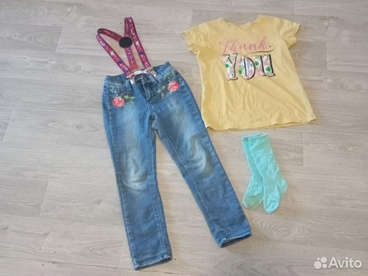 Джинсы на девочку