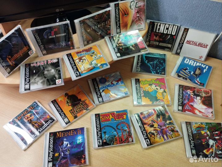 Диски PS1, PS2, Dreamcast