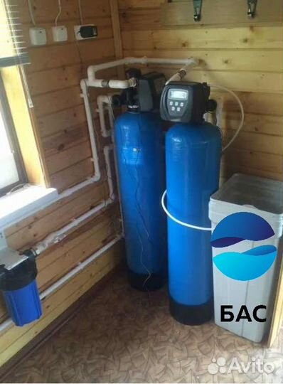 Система очистки воды от железа, марганца, жесткост