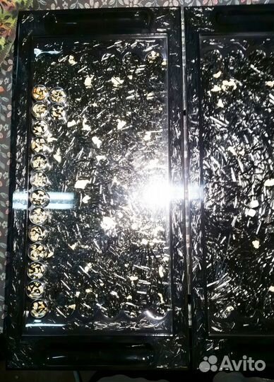 Нарды ручной работы из кованого карбона