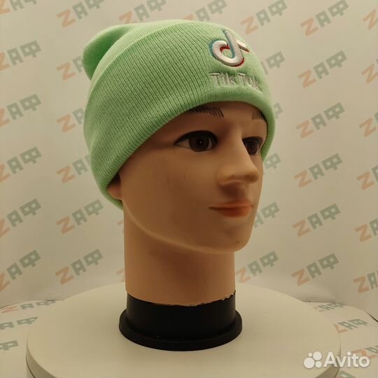 Шапка TikTok embrd, мятный (3231)