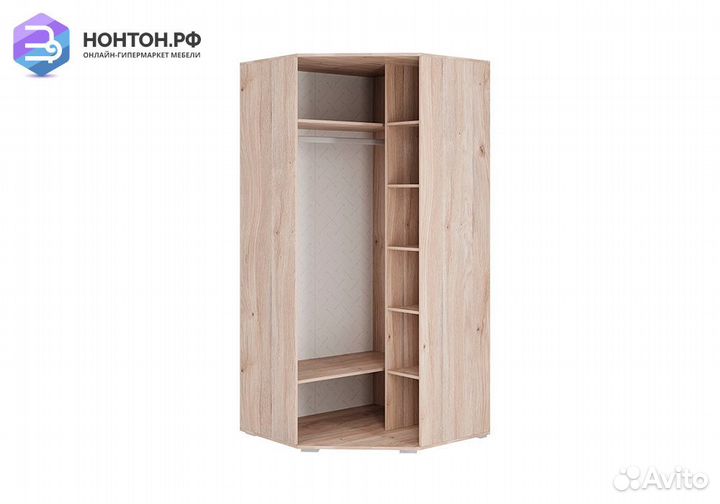 Шкаф угловой Лайк 06.01 дуб мария / горчица