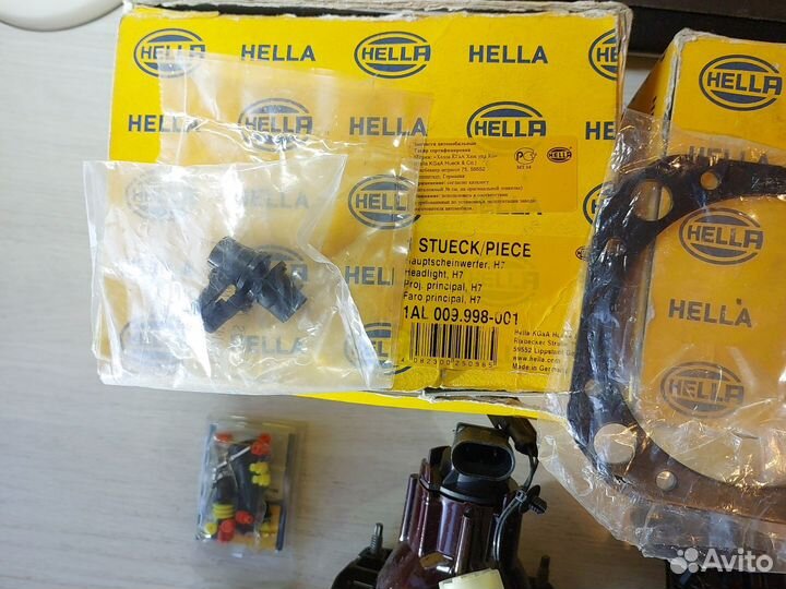 Фары Hella 1 AL 009.998-001. Модули бигалогенные