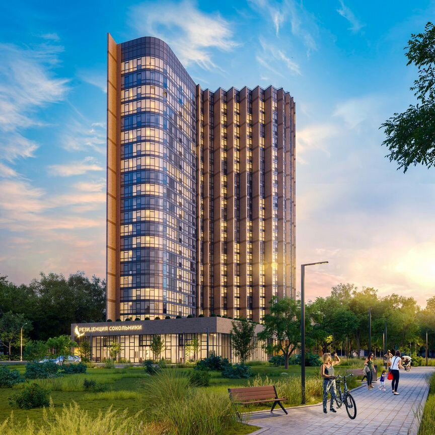 3-к. апартаменты, 89,1 м², 21/21 эт.