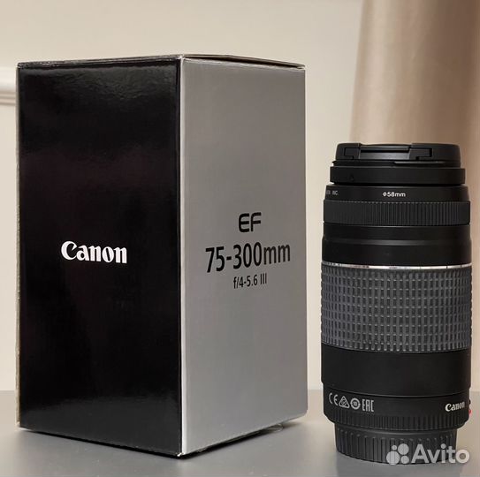 Объектив canon ef 75 300mm