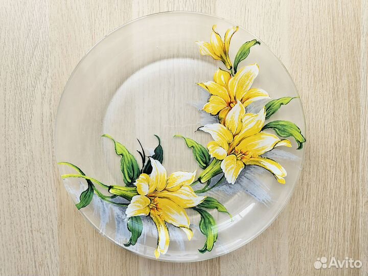 Набор тарелок 7 предметов стекло