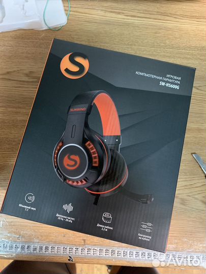 Игровые наушники sunwind микрофон и подсветка