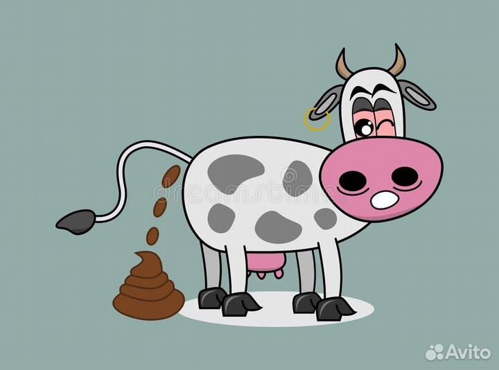 Навоз коровий в мешках