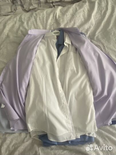 Новые мужские рубашки 158 размер