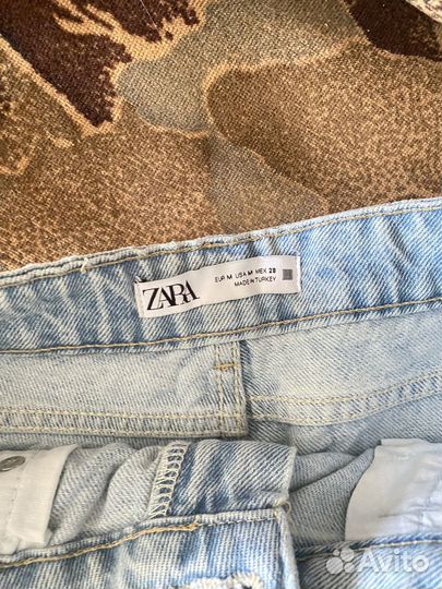 Юбка шорты zara джинсовые