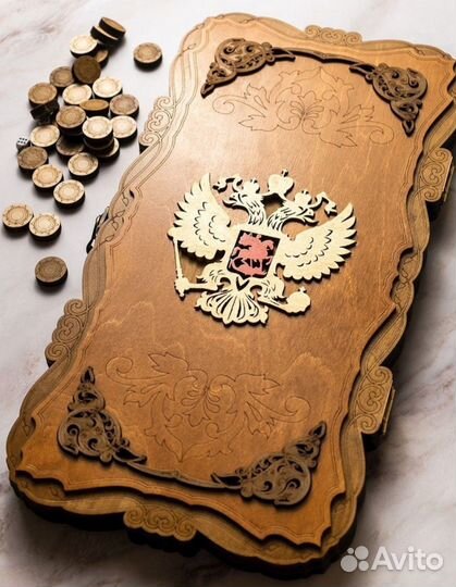 Нарды с индивидуальной гравировкой