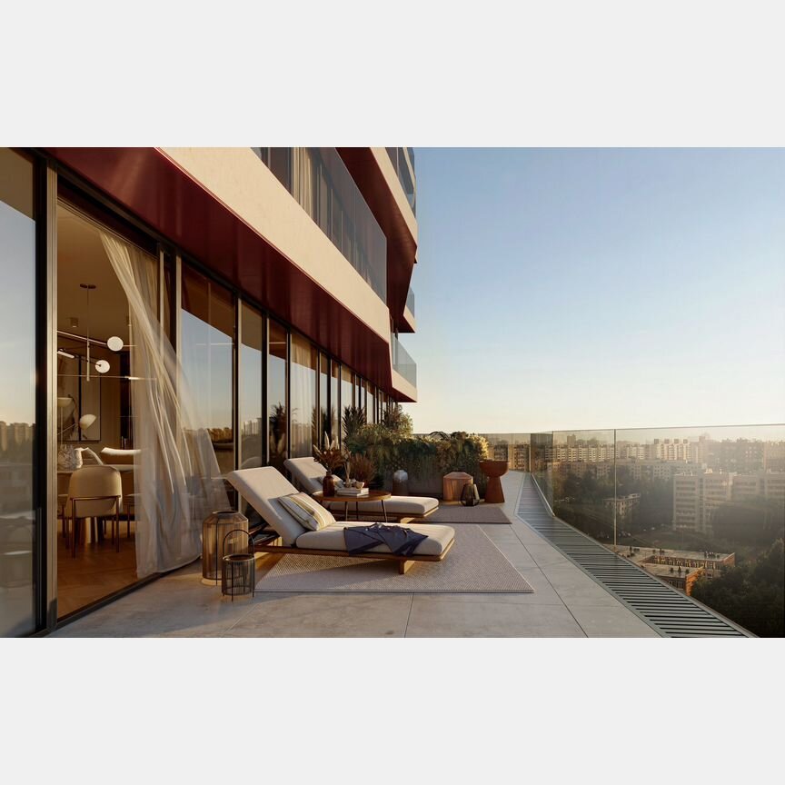 1-к. квартира, 49,4 м², 2/22 эт.