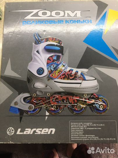 Роликовые коньки детские раздвижные