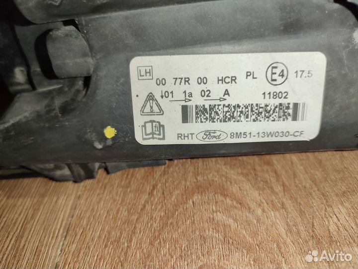 Фара правая фокус 2 рестайлинг