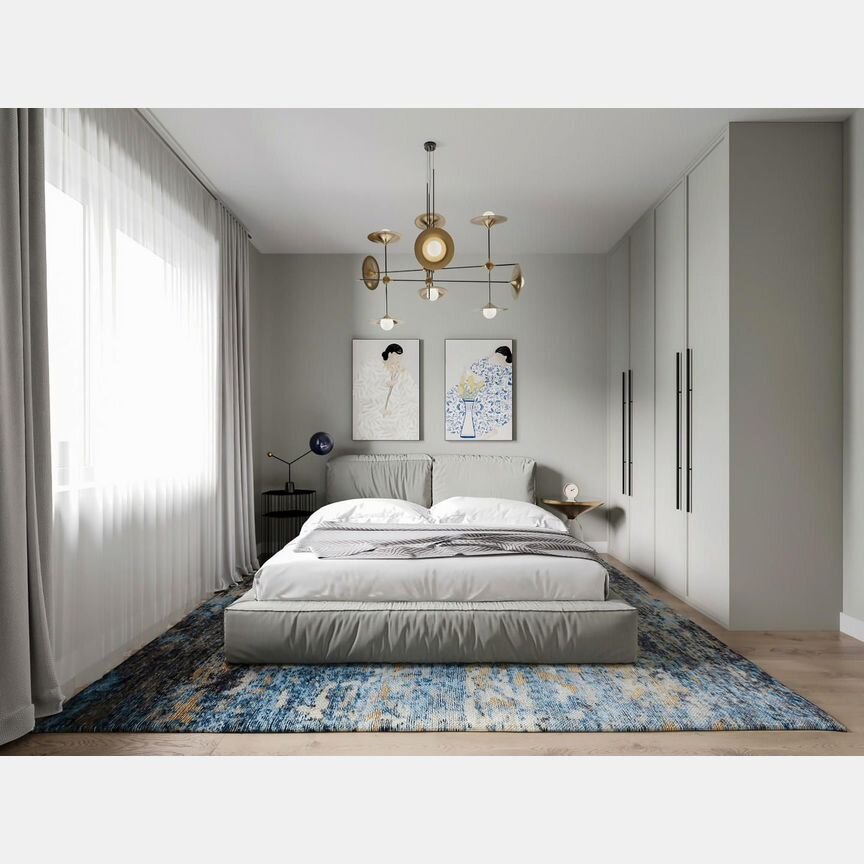 2-к. апартаменты, 66,5 м², 2/23 эт.