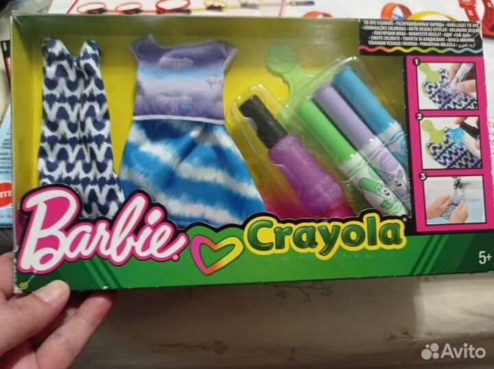 Набор Barbie Crayola сделай моду сам FPW14