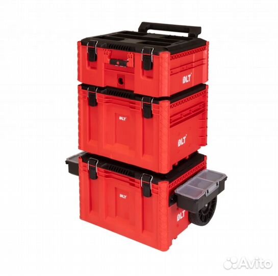 Ящик для инструмента на колесах DLT RED PRO 2