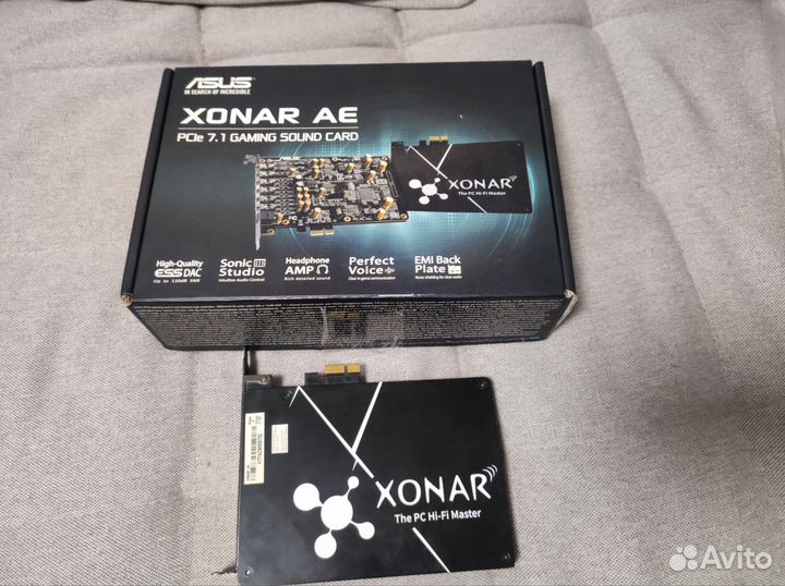 Звуковая карта asus xonar AE 7.1