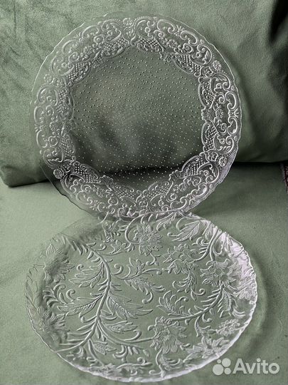 Стеклянный поднос