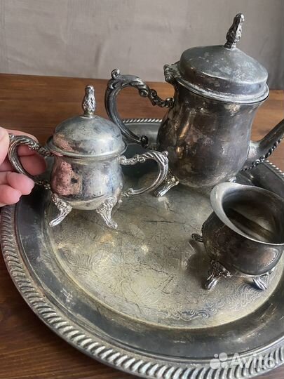 Сервиз с патиной винтажный