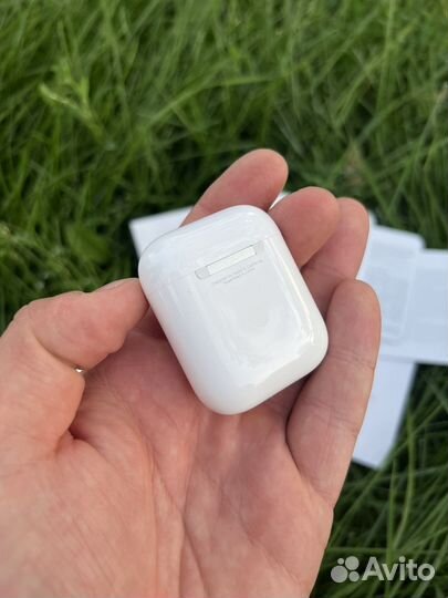 Наушники apple airpods 2 + чехол