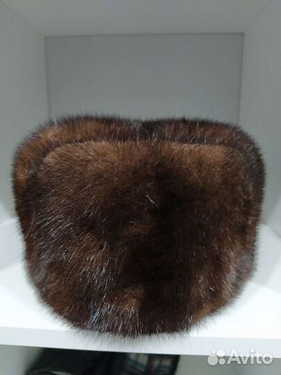 Норковая шапка мужская 55 64