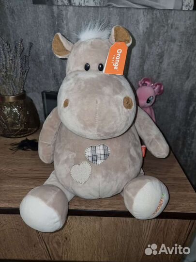 Мягкая игрушка Бегемотик Мотя