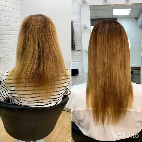 Кератиновое выпрямление/ботокс для волос