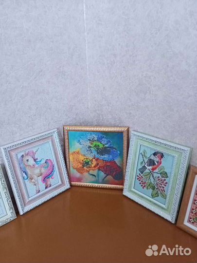 Набор готовых алмазных картин (6шт)