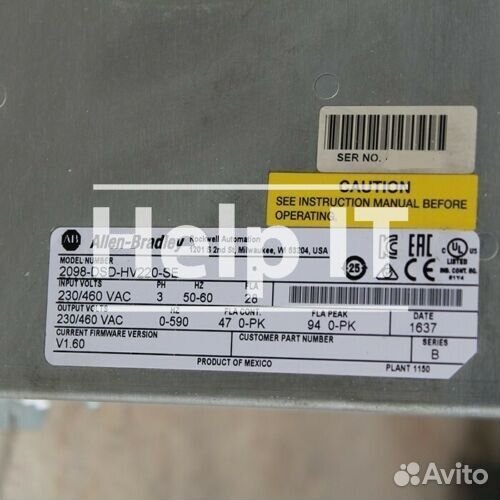 Сервопривод Allen-Bradley 2098-DSD-HV220-SE