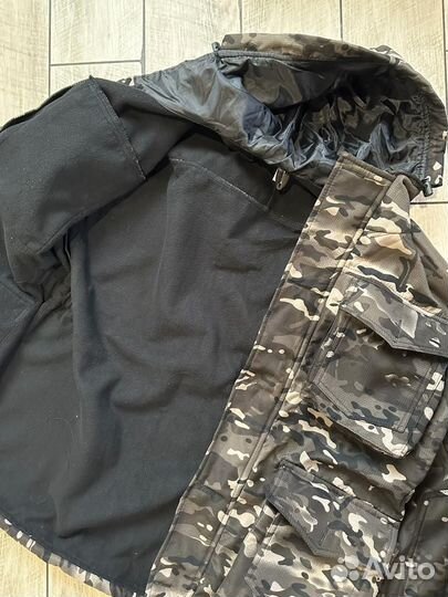 Костюм горка на флисе камуфляж