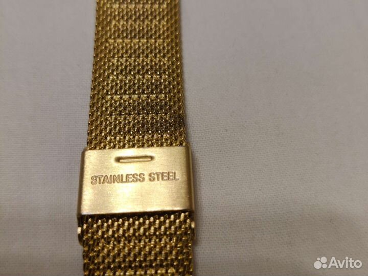 Ремешок золото металл для Xiaomi Mi Band 7