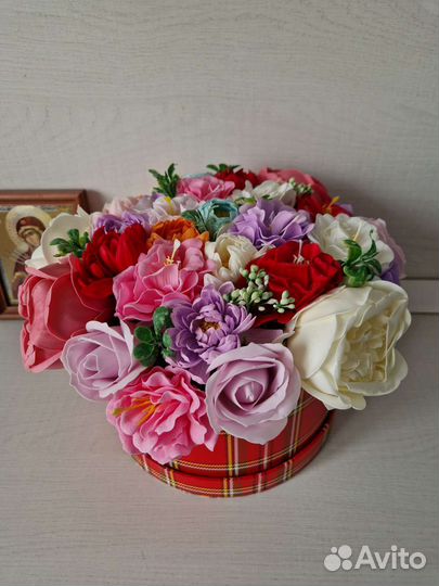 Букет цветов из мыла