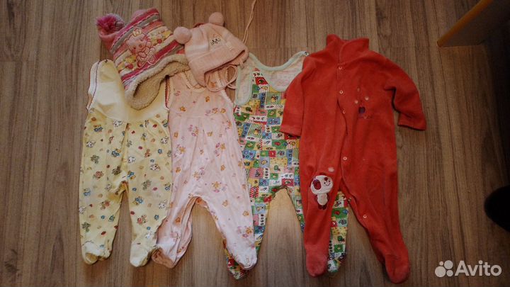 Вещи пакетом для девочки от 0 до 1 года