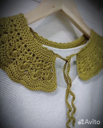 Съемный вязанный воротничок