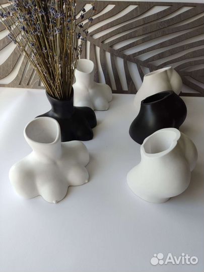 Ваза для сухоцветов, ваза бедра, грудь