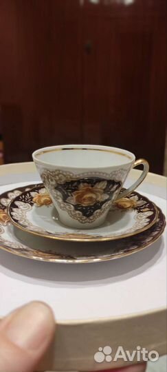 Набор кофейной посуды Рига СССР