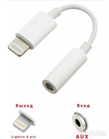 Переходник для наушников iPhone vonk ER-14